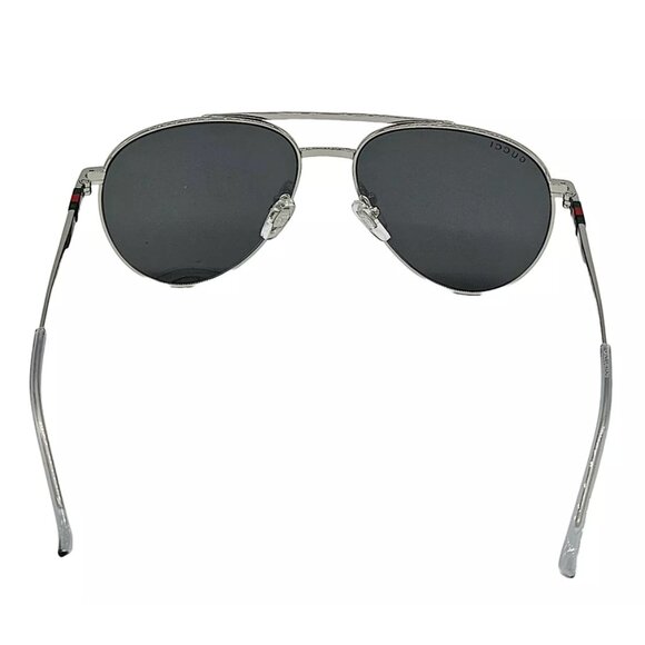 GUCCI Men's GG1679S-001 Silver / Grey Tinted Sunglasses - Picture 4 of 7